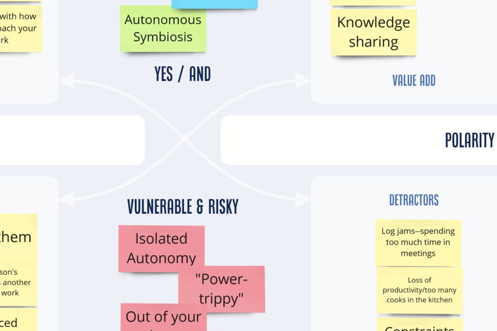 Polarity Map, filled out, example